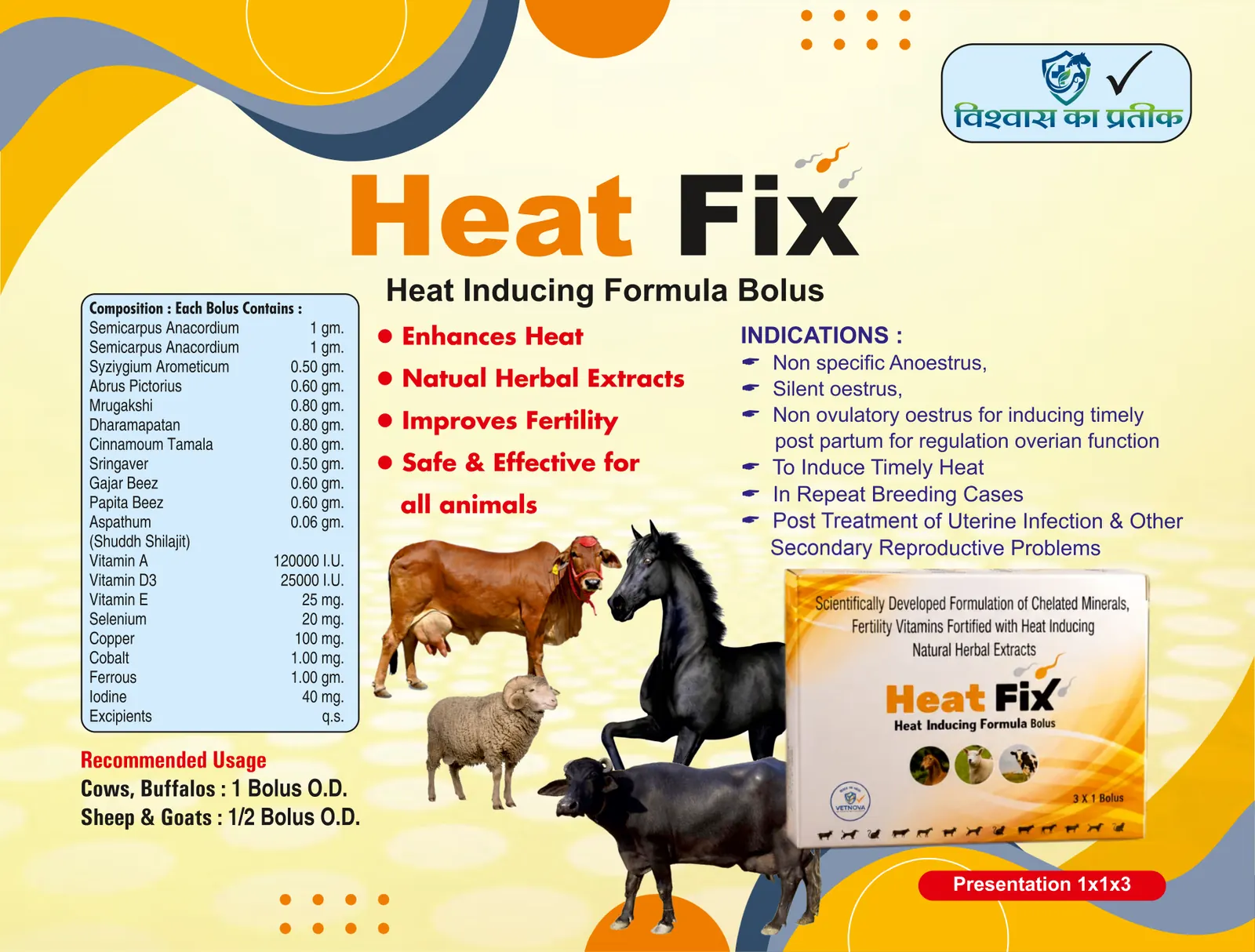 Catalogue page 19: Heat Fix Bolus